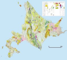 Seamless Digital Geologic Map of Japan, Hokkaido.