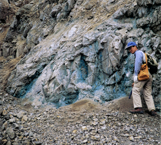 モンゴル国、エルデネット鉱山のCu-Mo富鉱帯