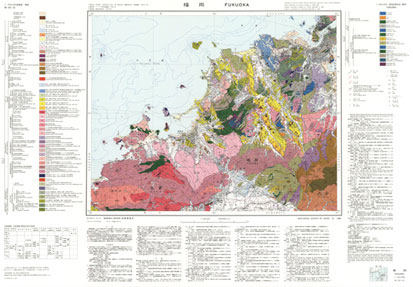 サムネイル画像：地質図面