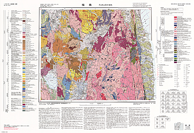 サムネイル画像：地質図面
