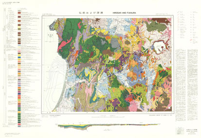 サムネイル画像：地質図面