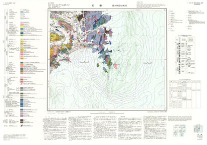 サムネイル画像：地質図面