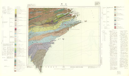 サムネイル画像：地質図面