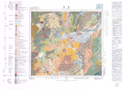サムネイル画像：地質図面