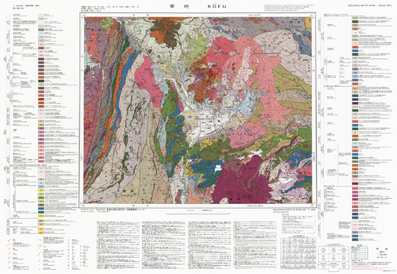 サムネイル画像：地質図面