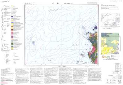 サムネイル画像：地質図面