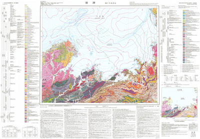 サムネイル画像：地質図面