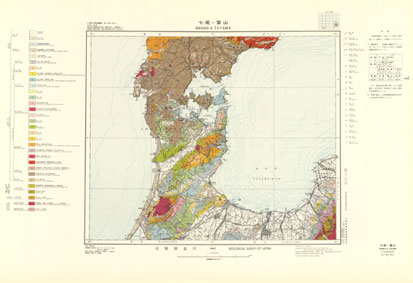 サムネイル画像：地質図面