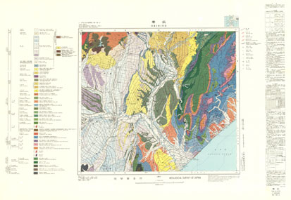 サムネイル画像：地質図面