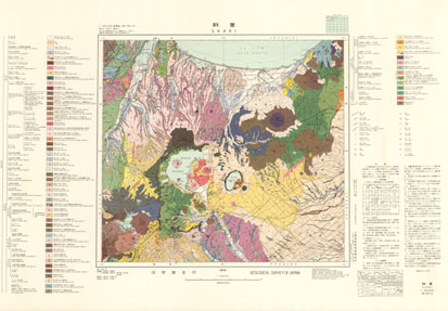 サムネイル画像：地質図面