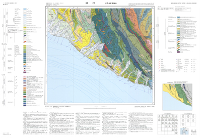 サムネイル画像：地質図面