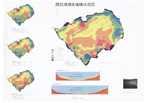 諏訪湖湖底堆積状況図 サムネイル画像