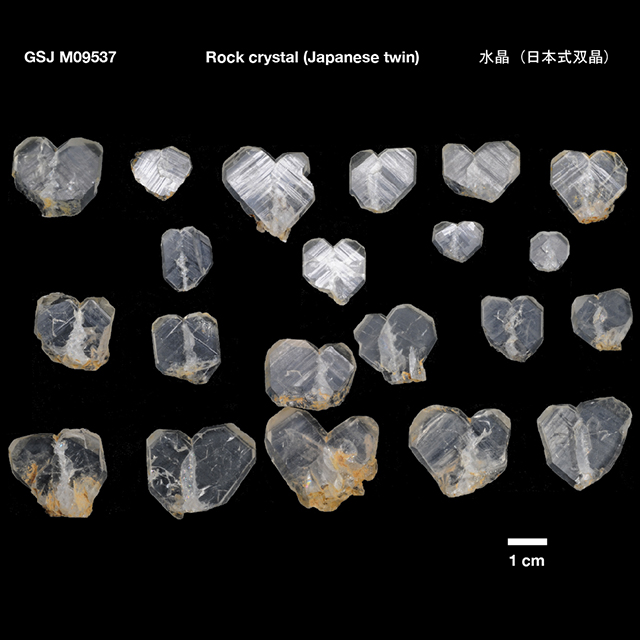 長崎県奈留島産 日本式双晶 Japantwin 国産鉱物標本 原石 美術品・
