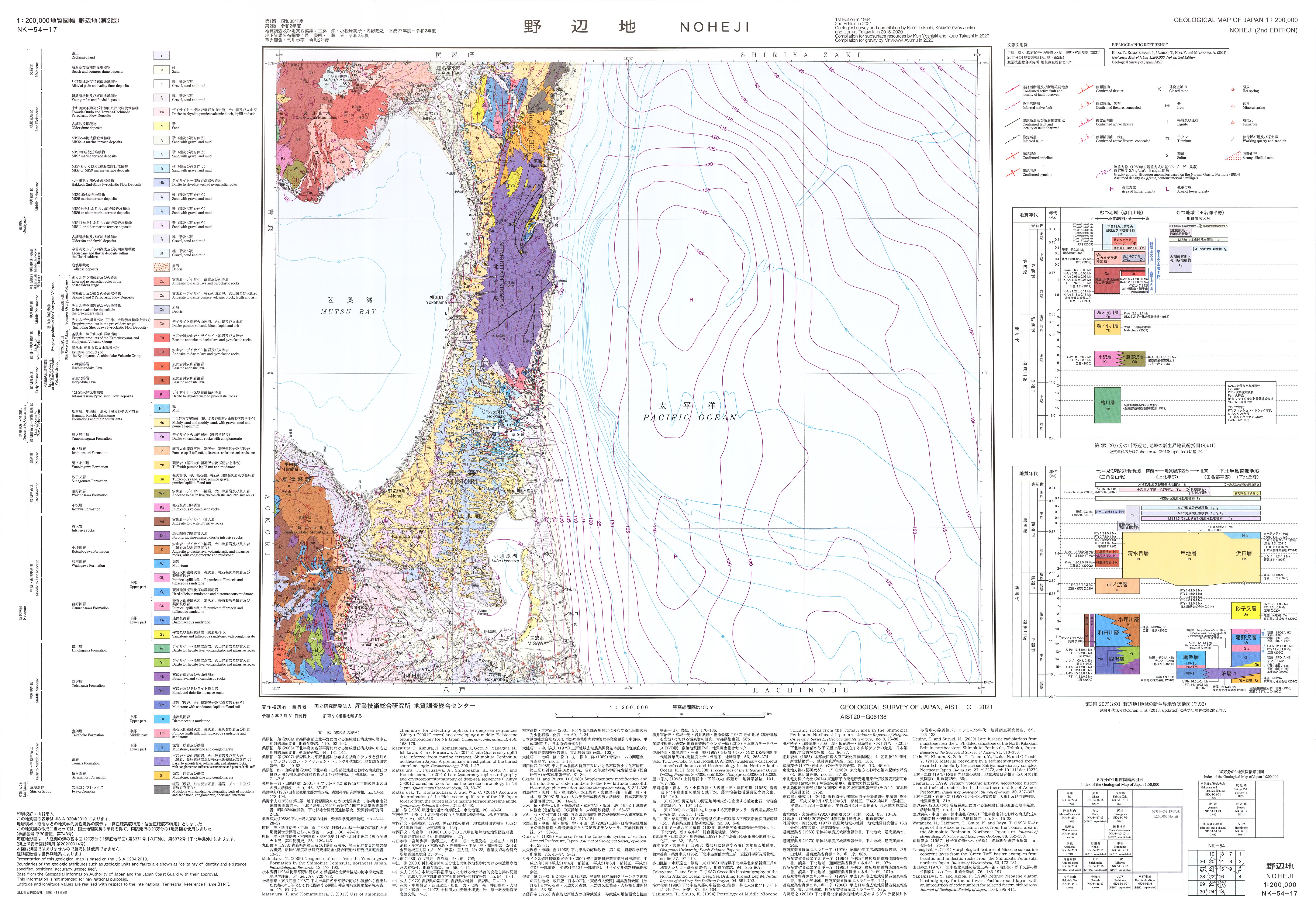 産総研 地質調査総合センター：地質図カタログ