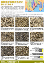 図：静岡県下の砂のちがい 砂はどこから？