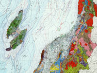 新潟県の地質図