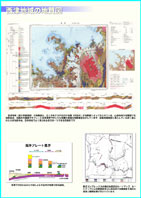 図：西津地域の地質図