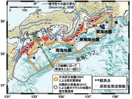 南海トラフの巨大地震の予測