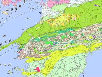 巨大地質図で見る松山