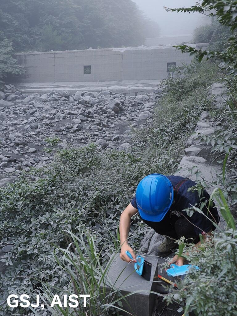Ash fall survey (26 June).