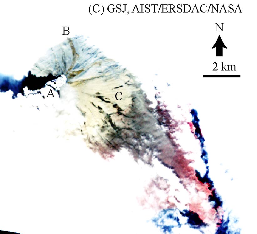 千島列島サリチェフ火山 [2009年]｜災害と緊急調査｜産総研 地質