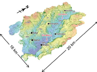 Basal topography of the Chuseki-so in the southern area of the Nakagawa Lowland