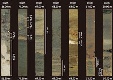 Tephra layers intercalated in the Yashio GS-YS-2 core