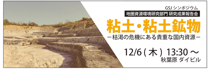 第29回 GSJシンポジウム「地圏資源環境研究部門研究成果報告会」