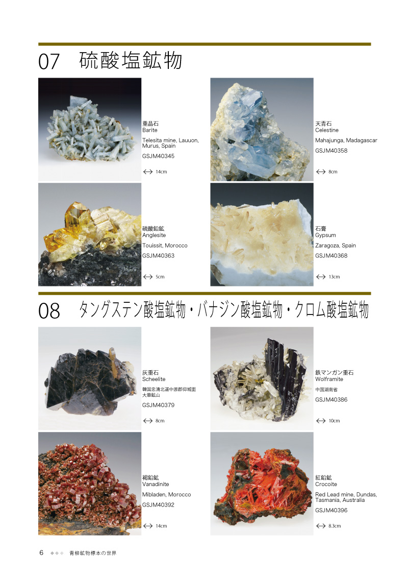 no. 474 / 青柳鉱物標本の世界 パンフレット 全8頁｜出版物と